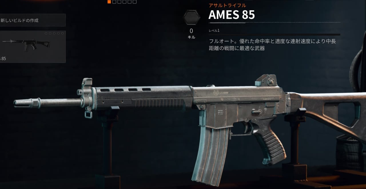 COD BO6のAMES 85